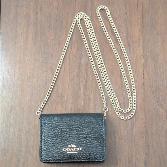 Coach Mini Wallet On AGold Chain